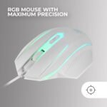 Bundle Mars Gaming MCP-124 Combo RGB Branco (Teclado + Rato + Tapete) - Image 4