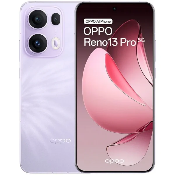 Smartphone OPPO Reno13 Pro 5G com IA 12GB 512GB 6.83" AMOLED 5.800mAh Roxo