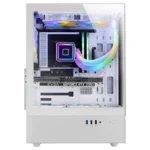 Caixa Mars Gaming MC-XO ATX com Duplo Vidro Temperado, Ventoinha FRGB 120mm e Duas Câmaras Branca - Image 4