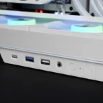 Caixa Mars Gaming MC-3GF Torre ATX com Triplo Vidro Temperado, 2 Ventoinhas ARGB 120mm e USB-C Branca - Image 4