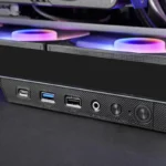 Caixa Mars Gaming MC-3GF Pro Torre ATX com Triplo Vidro Cromado, 2 Ventoinhas ARGB 120mm e USB-C Preta - Image 4