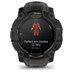 Smartwatch Deportivo Garmin Instinct 3 50mm AMOLED GPS 10ATM Preto com Bracelete Carbono - Image 4