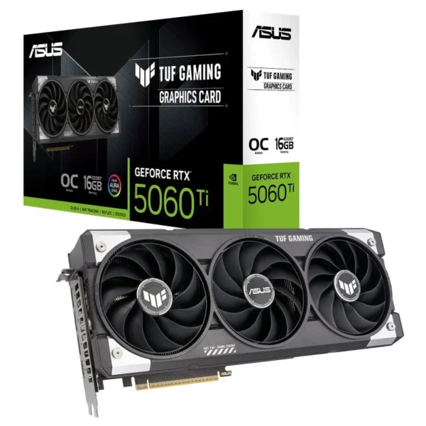 Placa Gráfica Asus GeForce RTX5060 Ti TUF GAMING OC 16GB DLSS4