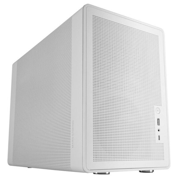 Caixa Mars Gaming MC-XPRO Micro-ATX com Ventoinha 120mm e USB-C Branca