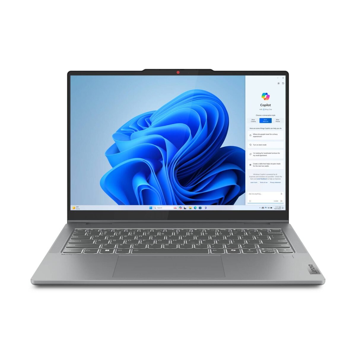 Portátil Lenovo IdeaPad 5i 2-in-1 14IRH9-868 i7-13620H 14" WUXGA Touch OLED 16GB 1TB W11H Luna Grey + Lenovo Digital Pen 2 - Image 2