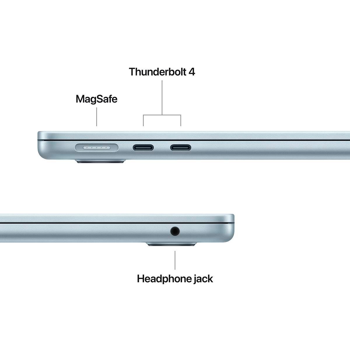 Apple MacBook Air 13.6" | M4 CPU 10-core, GPU 8-core 16GB 256GB Azul-céu + Adaptador USB-C 30W - Image 4