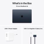 Apple MacBook Air 15.3" M4 CPU 10-core, GPU 10-core 16GB 256GB Meia-noite + Adaptador USB-C Duplo 35W - Image 6