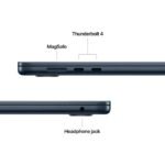 Apple MacBook Air 15.3" M4 CPU 10-core, GPU 10-core 16GB 256GB Meia-noite + Adaptador USB-C Duplo 35W - Image 5
