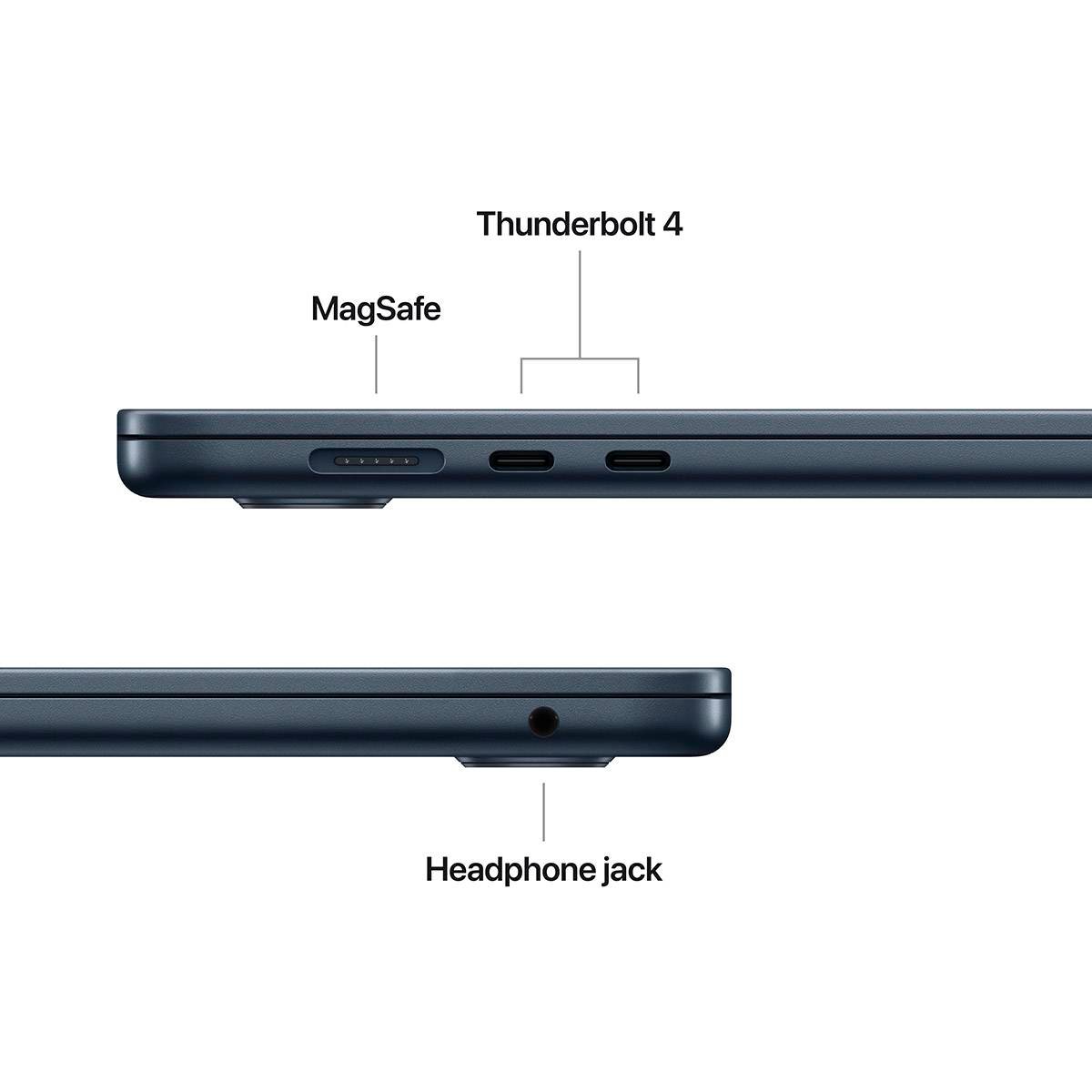 Apple MacBook Air 15.3" M4 CPU 10-core, GPU 10-core 16GB 256GB Meia-noite + Adaptador USB-C Duplo 35W - Image 5