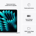 Apple MacBook Air 15.3" M4 CPU 10-core, GPU 10-core 16GB 256GB Prateado + Adaptador USB-C Duplo 35W - Image 3