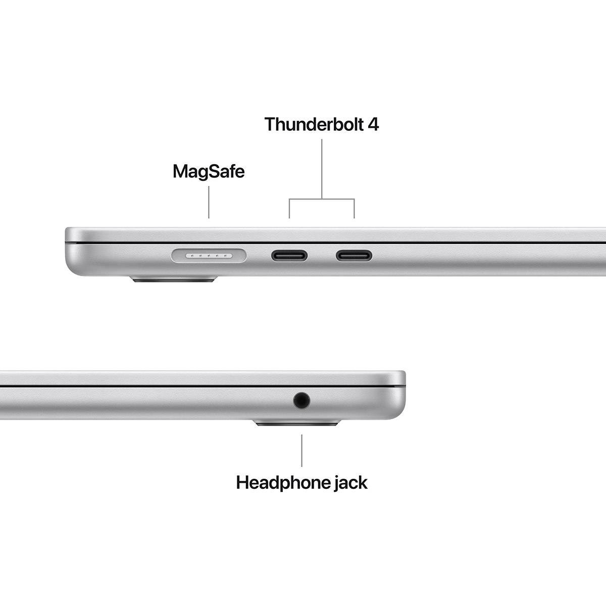 Apple MacBook Air 15.3" M4 CPU 10-core, GPU 10-core 16GB 256GB Prateado + Adaptador USB-C Duplo 35W - Image 5