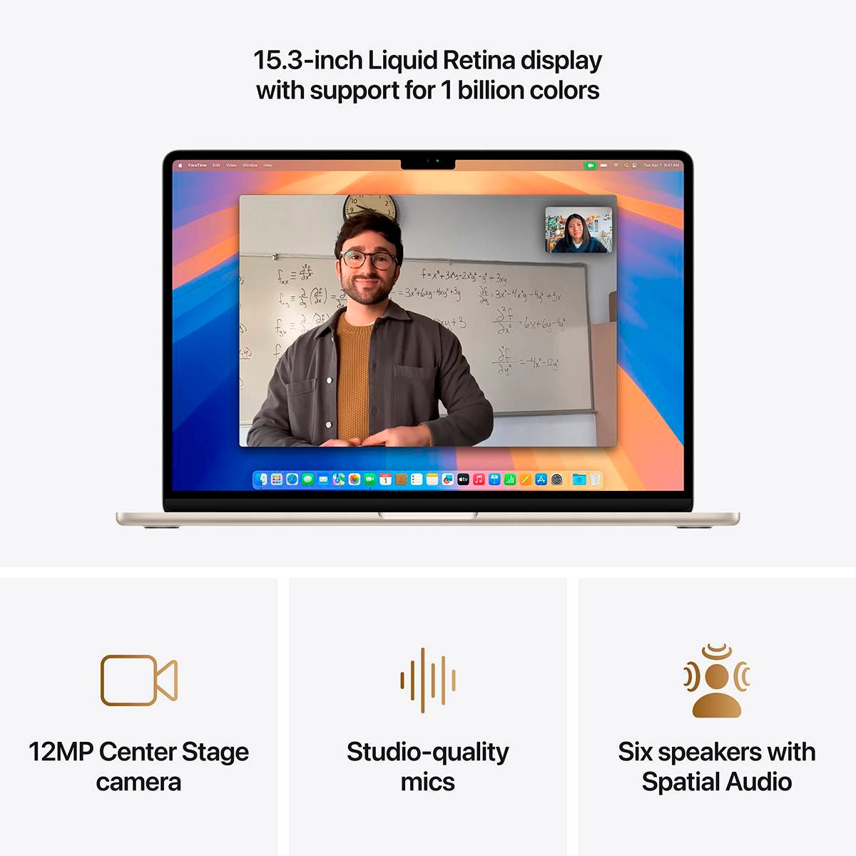 Apple MacBook Air 15.3" M4 CPU 10-core, GPU 10-core 16GB 256GB Prateado + Adaptador USB-C Duplo 35W - Image 7