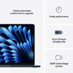 Portátil Apple Macbook Air 13,6" CPU M4 de 10 núcleos 24GB 512GB GPU de 10 núcleos Meia-noite - Image 4