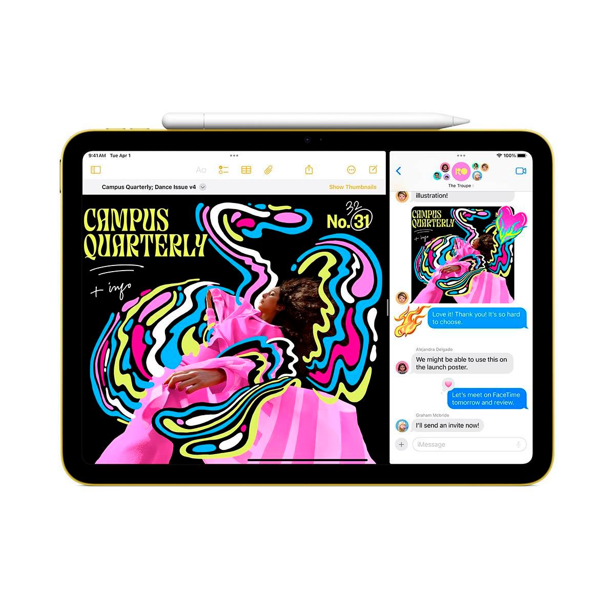 Apple iPad (11ª Geração) 11" Wi-Fi 512GB Rosa - Image 4