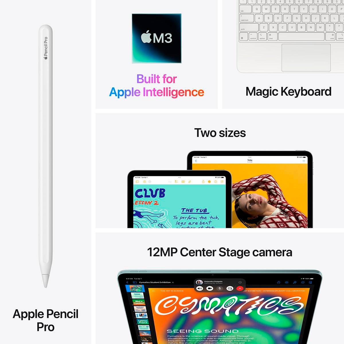 Apple iPad Air (7ª Geração) M3 11" WiFi + Cellular 128GB Roxo - Image 4