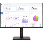 Monitor Lenovo ThinkVision T32p-30 LED 31.5" 4K Ultra HD 6 ms 60 Hz Preto