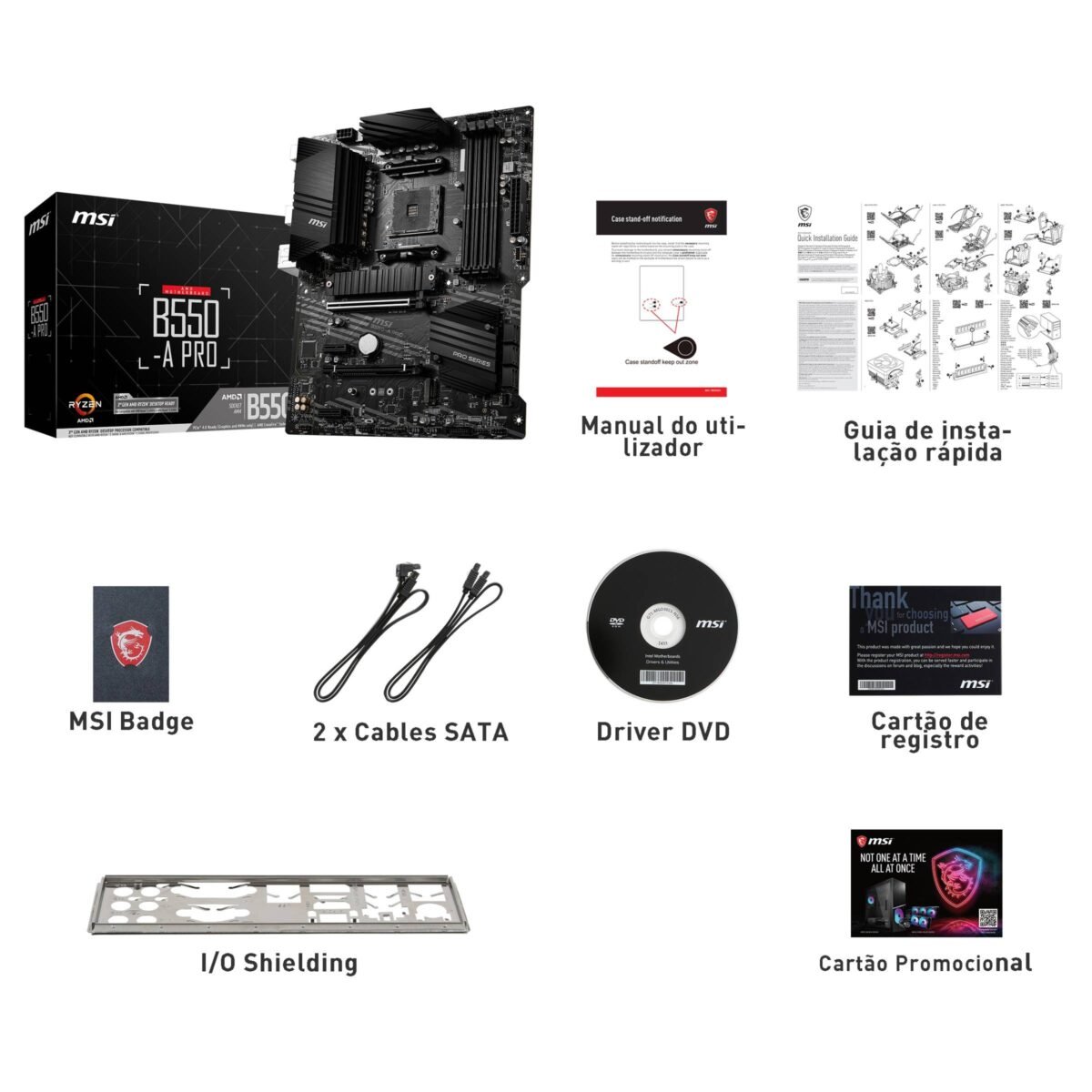 Motherboard ATX MSI B550-A Pro SktAM4 - Image 2