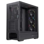 Caixa ATX EINAREX P800 RGB EXCS-PL-800R-B 4 Ventoinhas Preto - Image 3