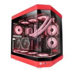 Caixa Mars Gaming MC-3T Vermelha (ATX) (Vidro Temperado)