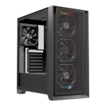 Caixa Einarex Pulse P600 Preta RGB (ATX) (Vidro Temperado) - Image 2