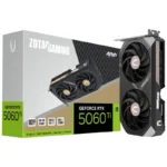 Placa Gráfica ZOTAC GAMING GeForce RTX 5060 Ti AMP 16GB GDDR7 Reflex 2 RTX AI DLSS4