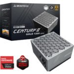 Fonte de Alimentação Modular Montech Century II 1200W 80 Plus Gold ATX 3.1