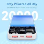 Powerbank 20000mAh Vention FHLW0/ 22.5W/ Branco - Image 3