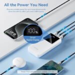 Powerbank 20000mAh Vention FHLW0/ 22.5W/ Branco - Image 4