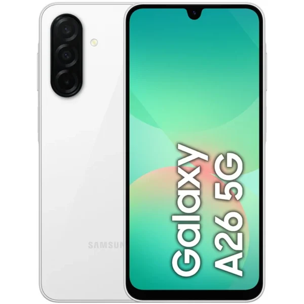 Smartphone Samsung Galaxy A26 5G 8GB 256GB 67" Super AMOLED Branco