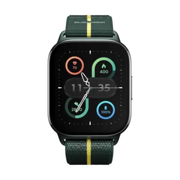 Smartwatch Motorola Moto Watch fit 1.9" OLED 44.5 mm Digital Tela touchscreen Verde Cinza GPS (satélite)