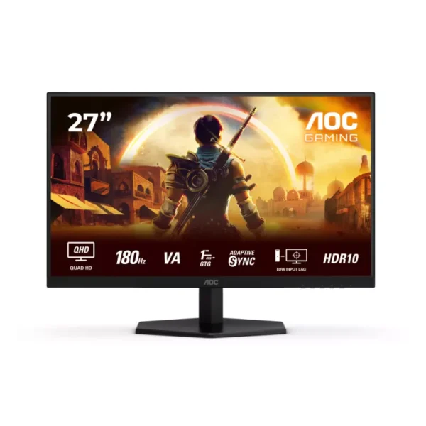 Monitor AOC VA 27" QHD 180HZ 1ms HDMI DP COLUNAS Q27G42XNE