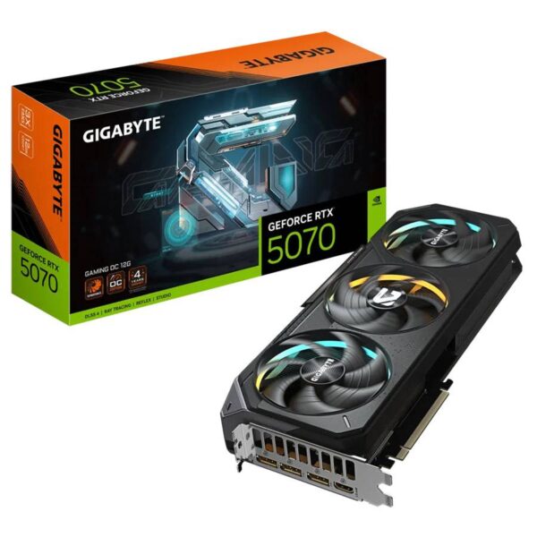 Placa Gráfica Gigabyte NVIDIA GeForce RTX 5070 "Blackwell" Gaming OC 12G GDDR7 DLSS4