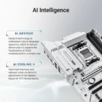 Motherboard ATX Asus X870 Max Gaming WiFi7 White SktAM5 - Image 5