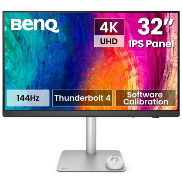 Monitor BenQ PD3226G 31.5" LED IPS UltraHD 4K 144Hz Altifalantes Altura Ajustável FreeSync Premium USB-C