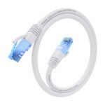 Cabo de rede Cat.6 RJ45 UTP AWG26 CCA, branco, 25 cm - Image 2