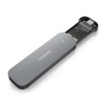 Caixa externa M.2 (NGFF) SATA para USB 3.1 Gen1, cinza - Image 2