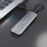 Caixa externa M.2 (NGFF) SATA para USB 3.1 Gen1, cinza - Image 5