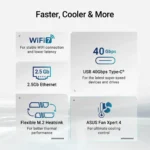 Motherboard ATX Asus X870 Max Gaming WiFi7 White SktAM5 - Image 3