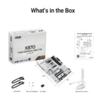 Motherboard ATX Asus X870 Max Gaming WiFi7 White SktAM5 - Image 6