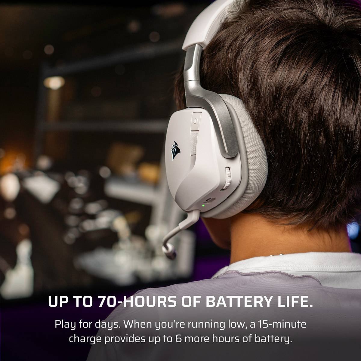 Headset Corsair Void Wireless/Bluetooth V2 Branco - Image 3