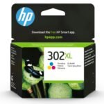 Tinteiro Original HP 302XL Tricolor de elevado rendimento