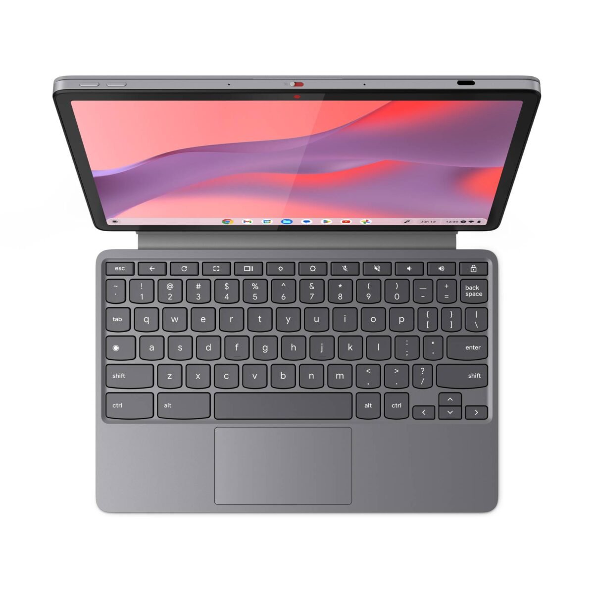 Portátil Lenovo Chromebook Duet 11M889-277 10.95" Touch WUXGA 8GB 128GB Luna Grey + Suporte Folio Stand + Teclado Folio Keyboard ChromeOS - Image 4