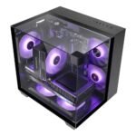 Caixa Micro-ATX Mars Gaming MC-VISIONM Compact Gaming Tempered Glass Preta - Image 5