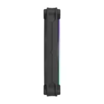 Ventoinha 140mm Fractal Design Momentum 14 1800RPM RGB 8 Pinos Preta (Pack 3) - Image 4