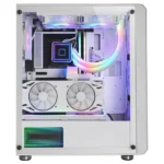 Caixa ATX Mars Gaming MC-VAULT ARGB Tempered Glass Branca - Image 2