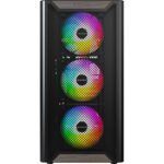 Caixa ATX Montech XR RGB Vidro Temperado Preto/Madeira - Image 2