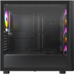 Caixa ATX Montech XR RGB Vidro Temperado Preto/Madeira - Image 3