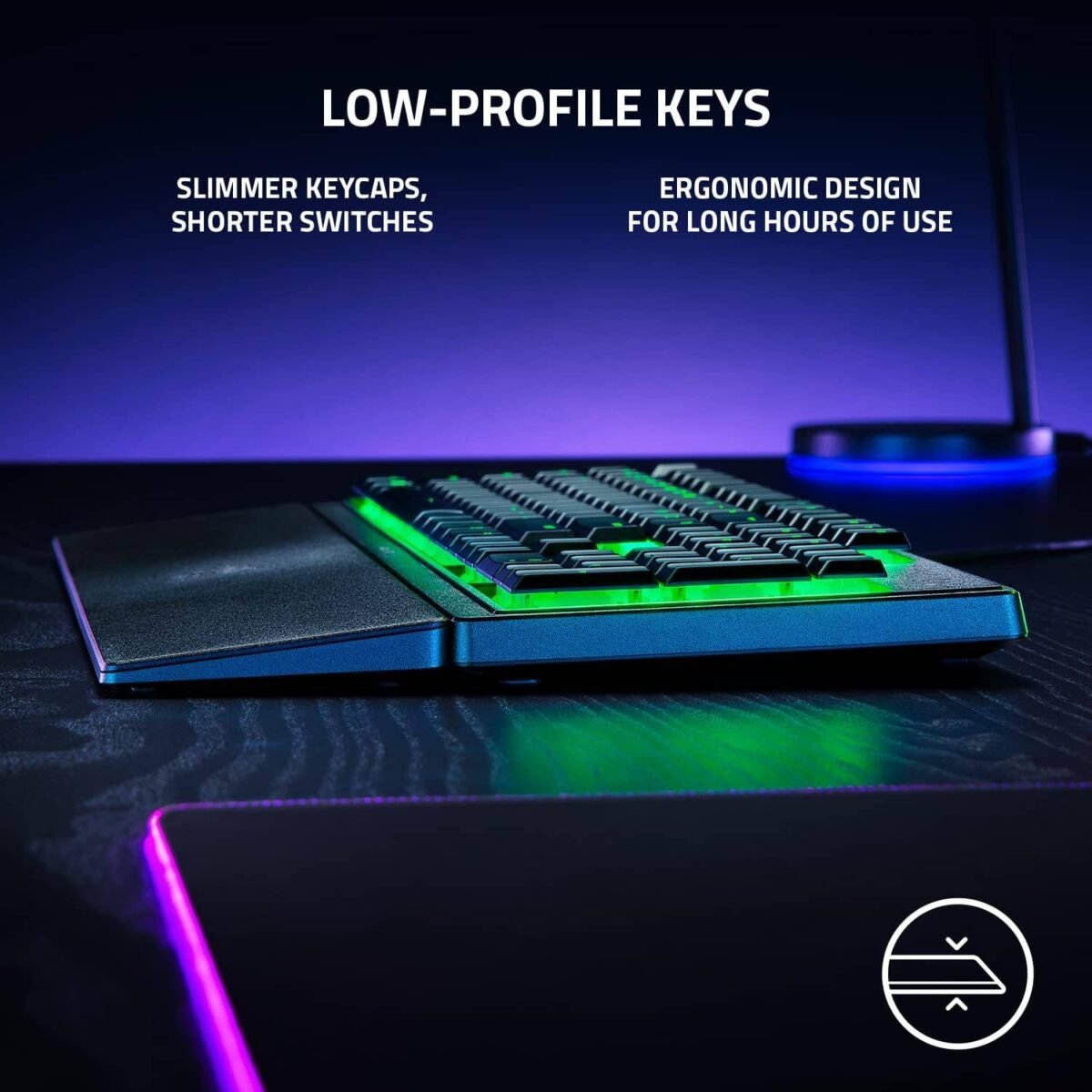 Teclado de Membrana Razer Ornata V3 X Chroma RGB Gaming PT Preto - Image 4