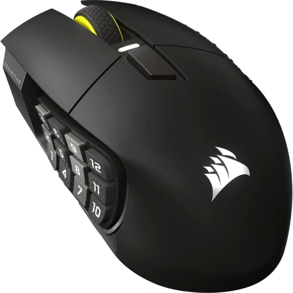 Rato Gaming Sem Fios Corsair Scimitar Elite Wireless SE 16 Botões e Key Slider Preto