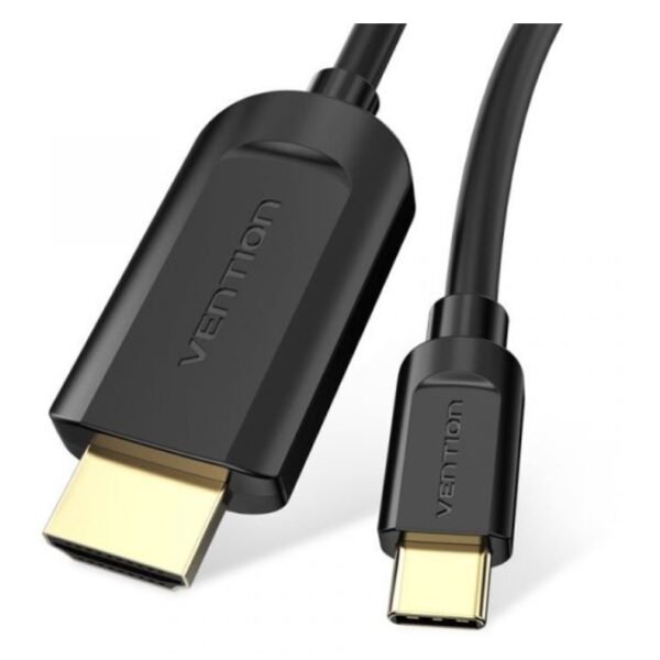 Vention HDMI 1.4 4K USB Tipo-C Cabo Conversor HDMI Macho 1,5 m Preto